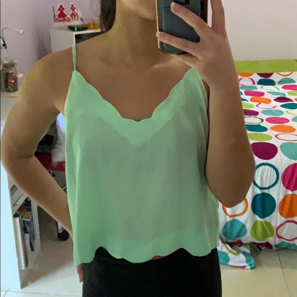 Lush teal blouse size large